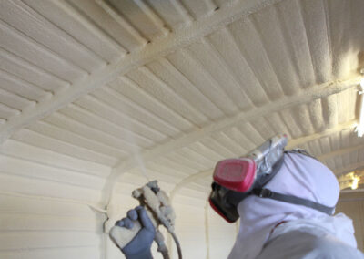 Spray Foam Insulation in Metal Buildings in Dallas
